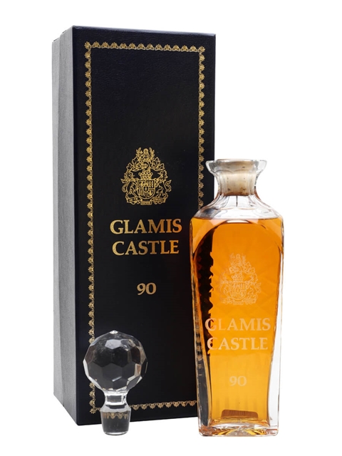 Glamis Castle Decanter Queen Mother's 90th