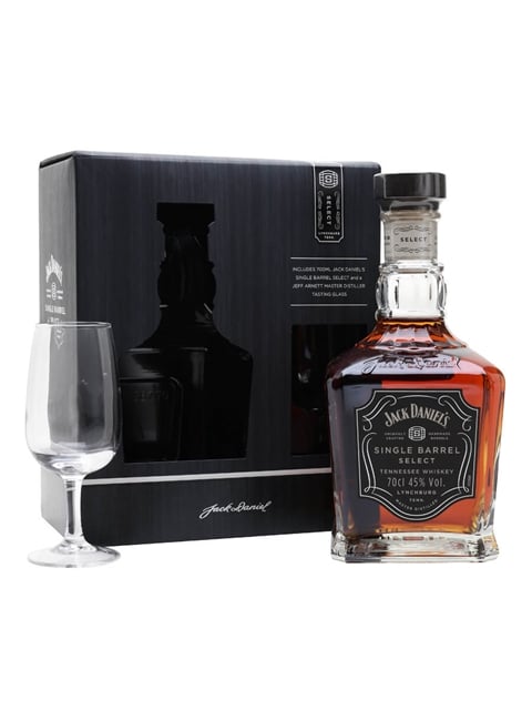Jack Daniel's Single Barrel Select Nosing Glass Gift Set (45%)
