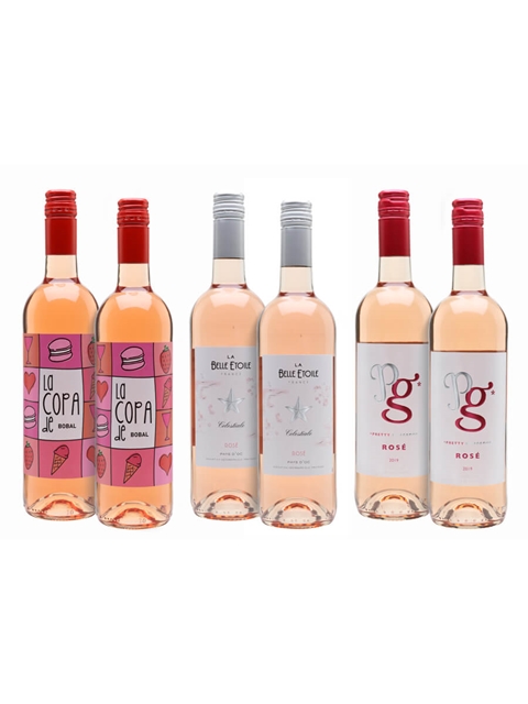 Pretty In Pink Wine Case 6 Bottles