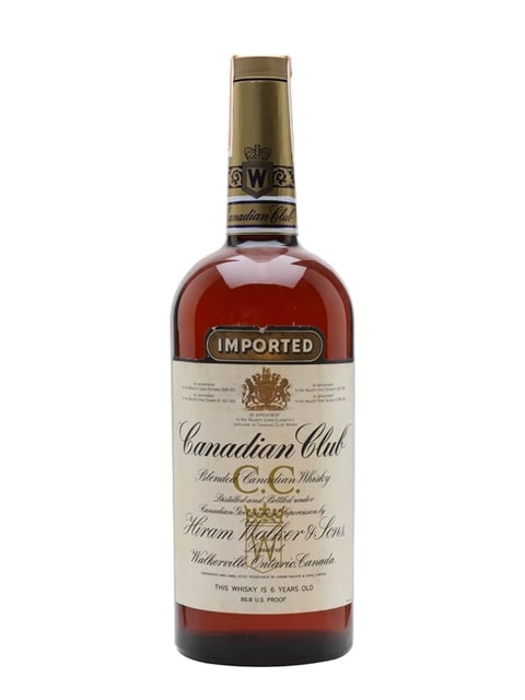 Canadian Club 1958 6 Year Old Litre