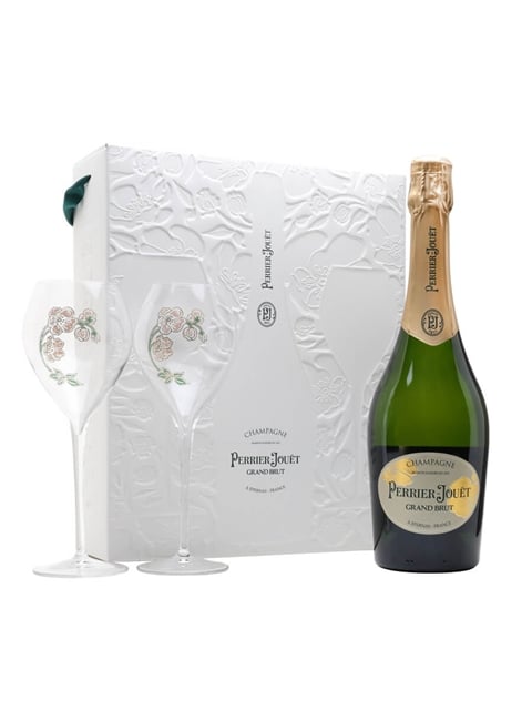 Perrier-Jouet Grand Brut Champagne Glass Set