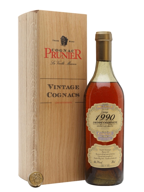 Prunier 1990 Grande Champagne Cognac