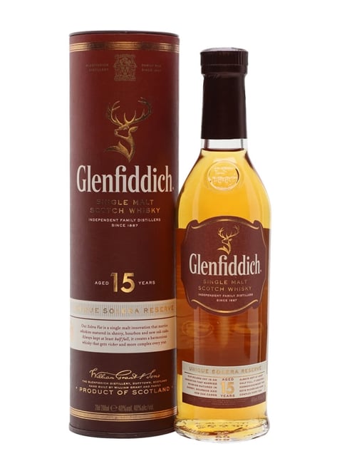 Glenfiddich 15 Year Old Solera Small Bottle