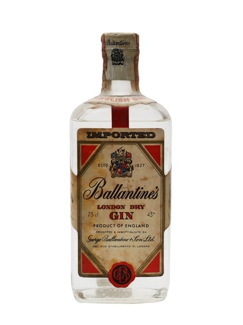 Ballantine's London Dry Gin Bot.1970s