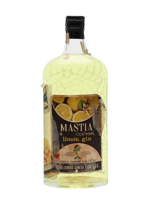 Mastia Limon Gin Spring Cap Bot.1960s Litre