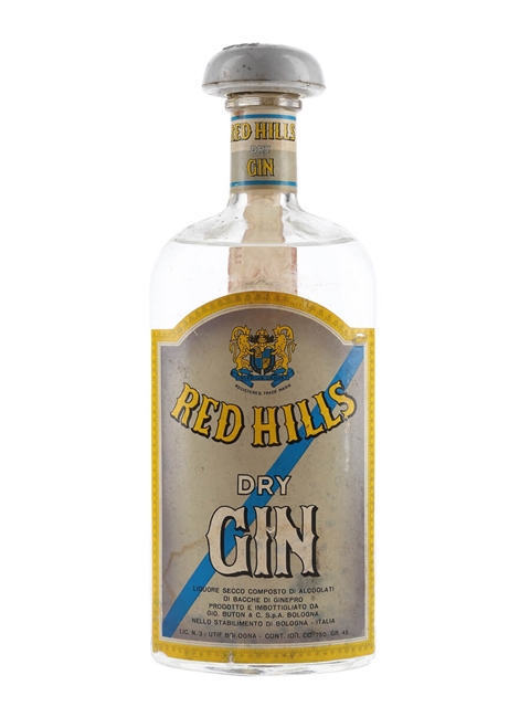 Red Hills Dry Gin Bot.1970s