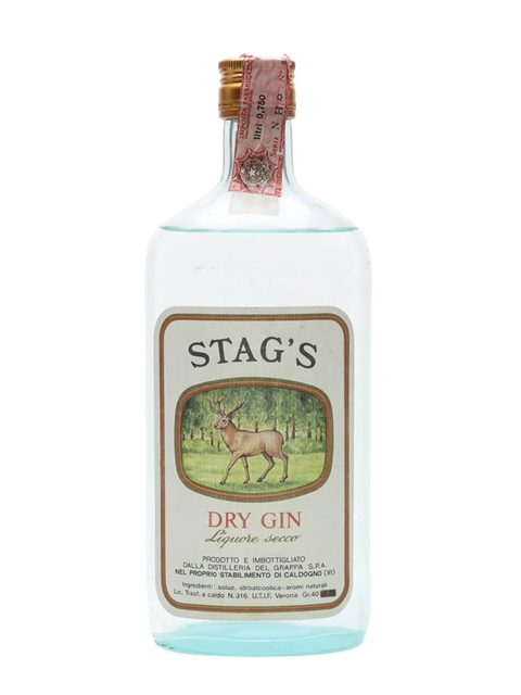 Stag's Dry Gin Bot.1980s