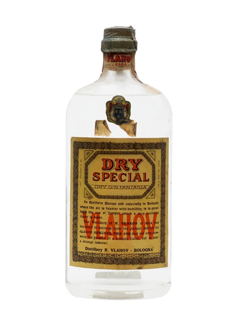 Vlahov Dry Gin Bot.1950s
