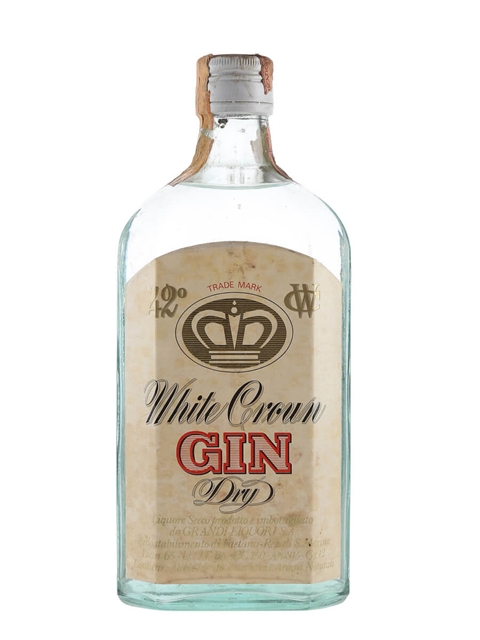 White Crown Dry Gin Bot.1970s