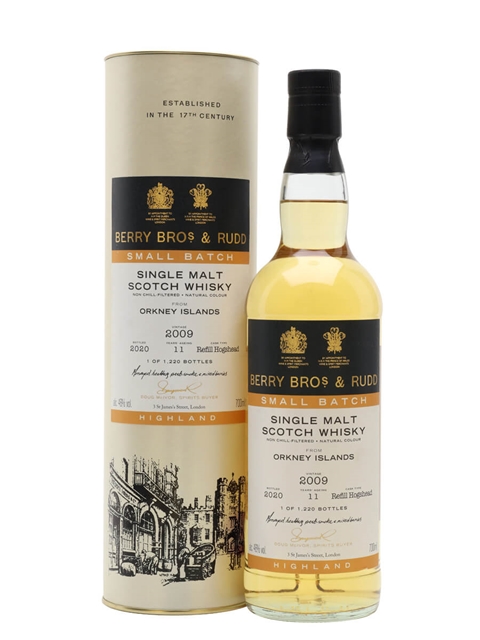 Orkney 2009 11 Year Old Berry Bros Small Batch