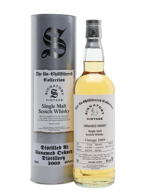 Unnamed Orkney 2009 12 Year Old Signatory