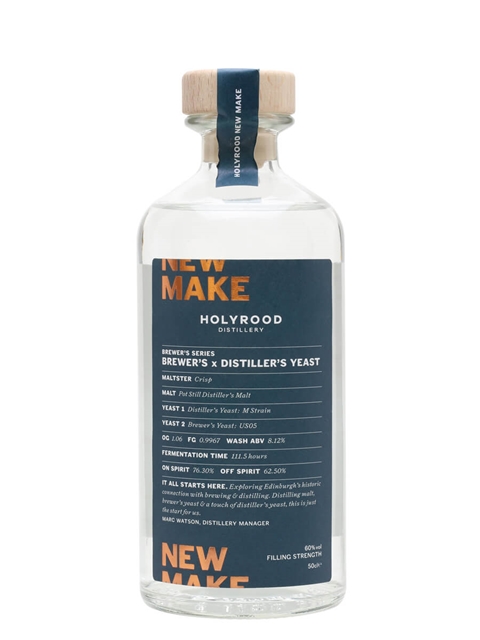 Holyrood Distillery New Make Brewers x Distillers Yeasts