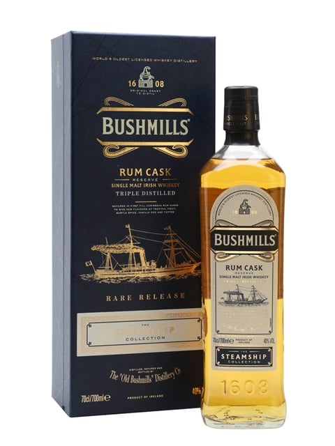 Bushmills Rum Cask Reserve The Steamship Collection