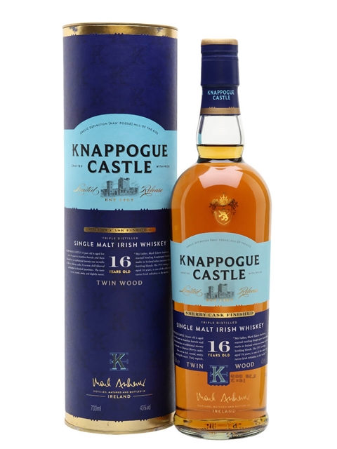 Knappogue Castle 16 Year Old Twin Wood (43%)
