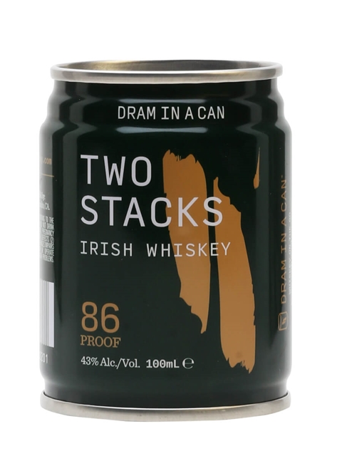 Two Stacks Blended Whiskey Dram in a Can Single Can