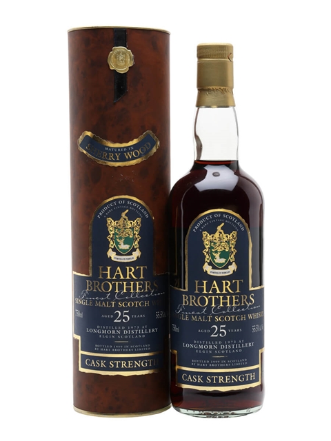 Longmorn 1973 25 Year Old Sherry Wood Hart Brothers