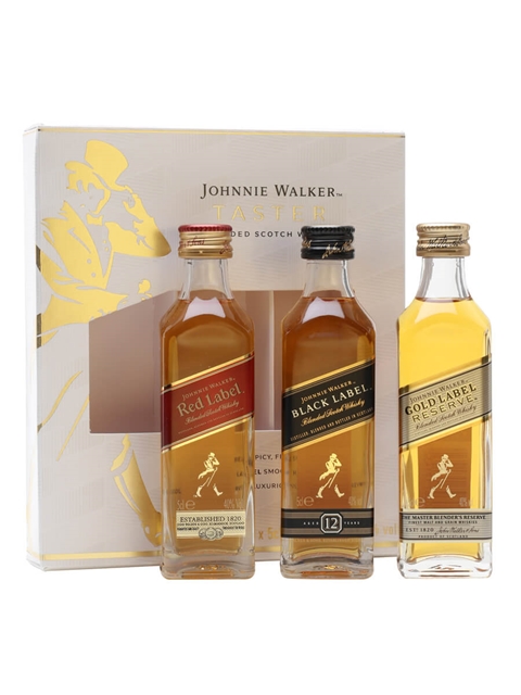 Johnnie Walker Taster Pack (Red Black Gold)