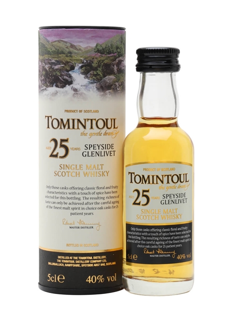 Tomintoul 25 Year Old Miniature