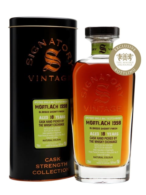 Mortlach 1998 18 Year Old Signatory for The Whisky Exchange