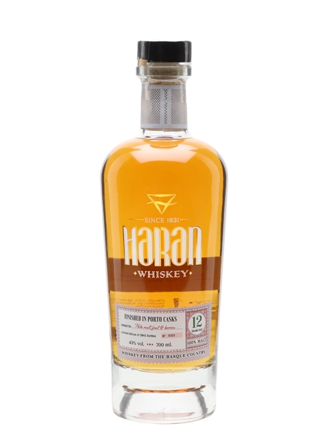 Haran 12 Year Old Port Cask Finish Spanish Single Malt Whiskey