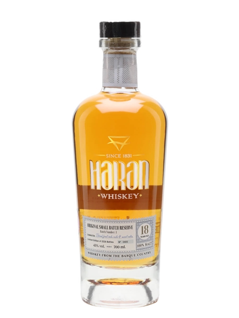 Haran 18 Year Old Original Small Batch Reserve Spanish Single Malt Whiskey