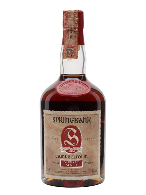 Springbank 25 Year Old Bot.1990s