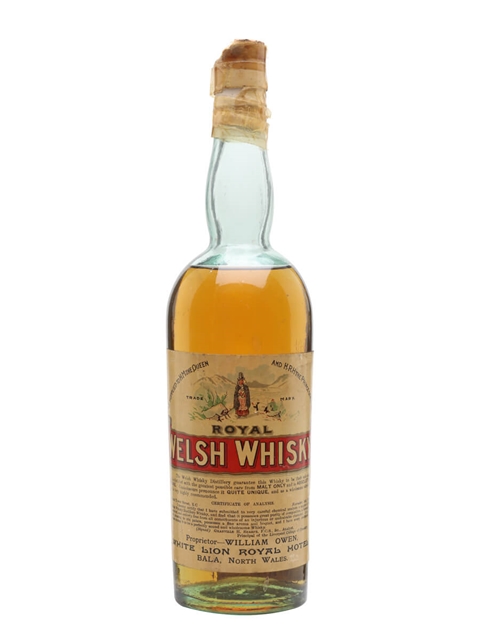 Royal Welsh Whisky Bot.~1900